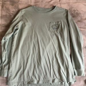 Ivory Ella Long Sleeve Gold and Blue